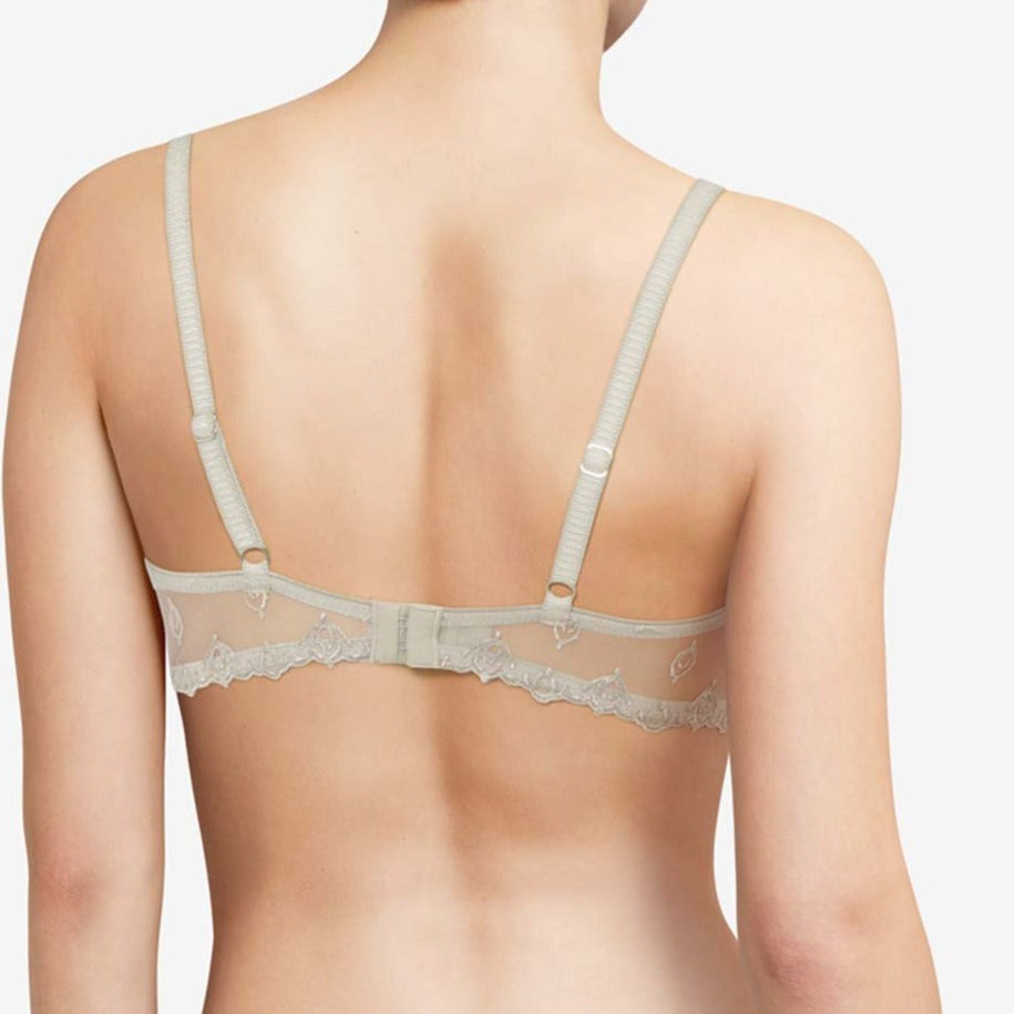 Buy Chantelle Champs Elysees Lace Demi Bra - Slate Grey Multic At 53% Off