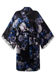 Sainted Sisters Scarlett Silk Kimono L68002 Midnight Blooms