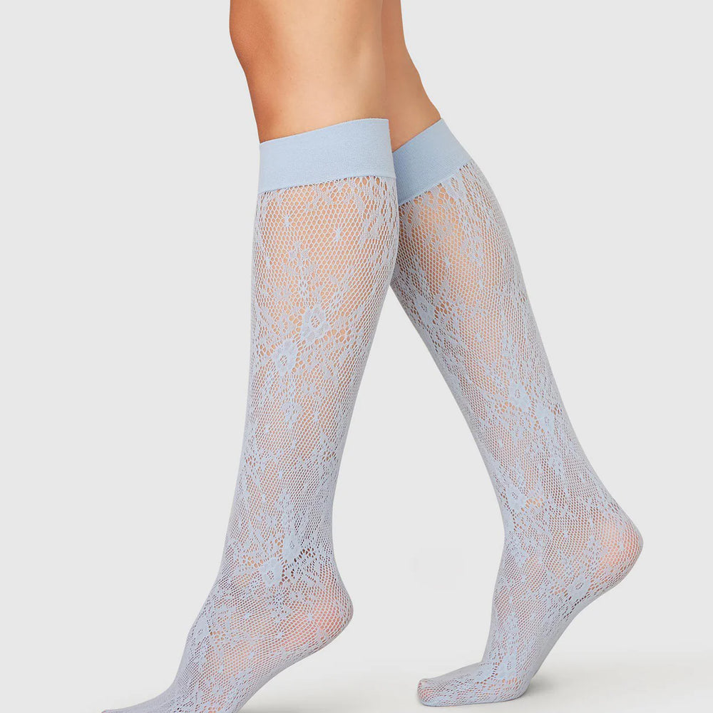 
                      
                        Swedish Stockings Rosa Lace Knee-Highs
                      
                    