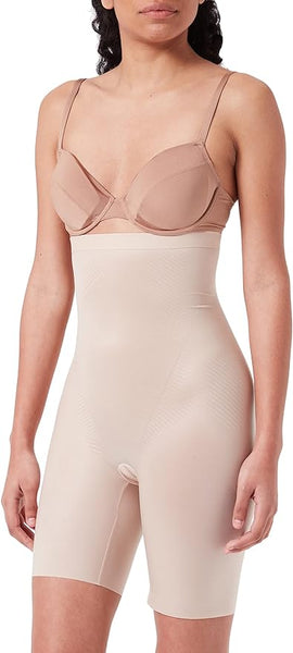 Spanx Thinstincts 2.0 High Waisted Mid Thigh Short 10233R Champagne Beige