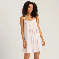 Hanro Juliet Short Nightdress 077747 Pink Mauve