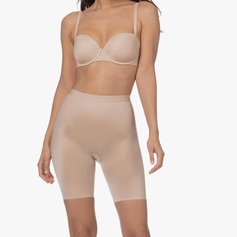 Spanx Thinstincts 2.0 Mid Thigh Short 10234R Champagne Beige