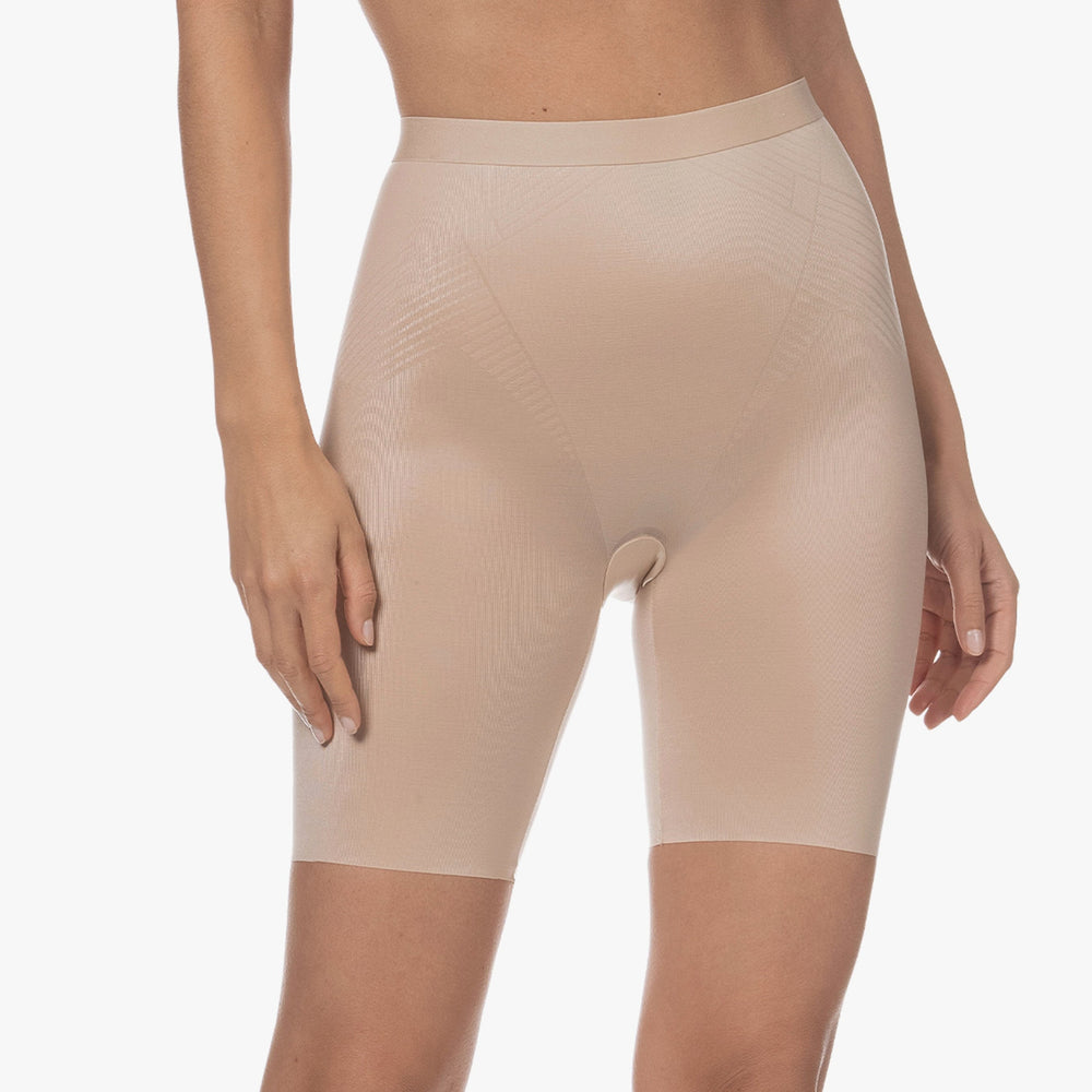 Spanx Thinstincts 2.0 Mid Thigh Short 10234R Champagne Beige