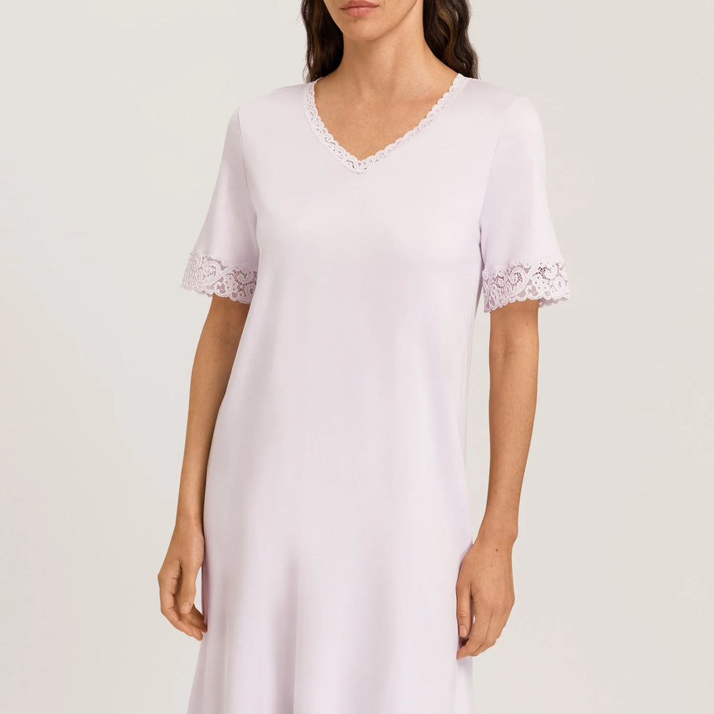 
                      
                        Hanro Moments Short Sleeve Nightdress 077040 Lupine Love
                      
                    