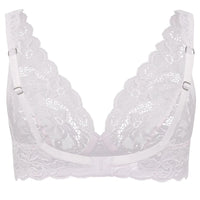 Hanro Moments Lace Soft Cup Bra 071465 Lupine Love