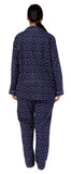 Schrank Flannelette Bows Pyjama SK500B Navy 14