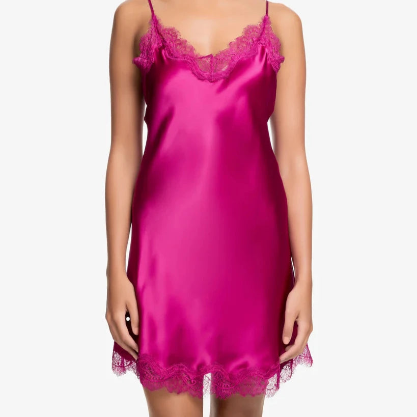 Sainted Sisters Scarlett Silk Chemise L32002 Magenta