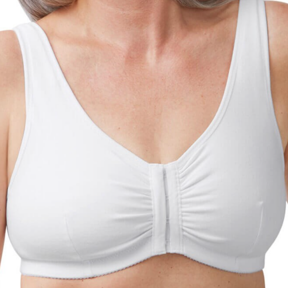 Amoena Fleur Front Closing Wirefree Pocketed Matectomy Bra