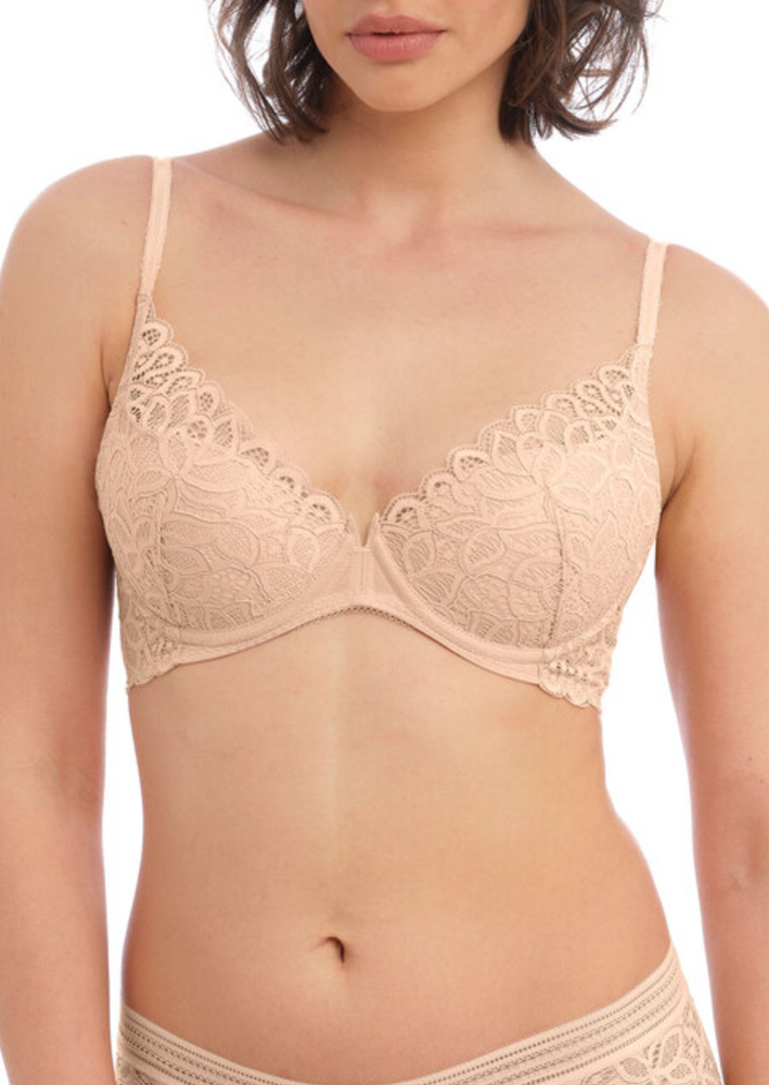 Wacoal Raffine UW Plunge Bra WE148003 Frappe