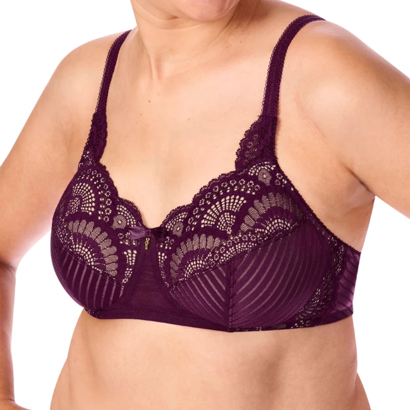 Amoena Karolina Wirefree Pocketed Bra 45054 Dark Berry