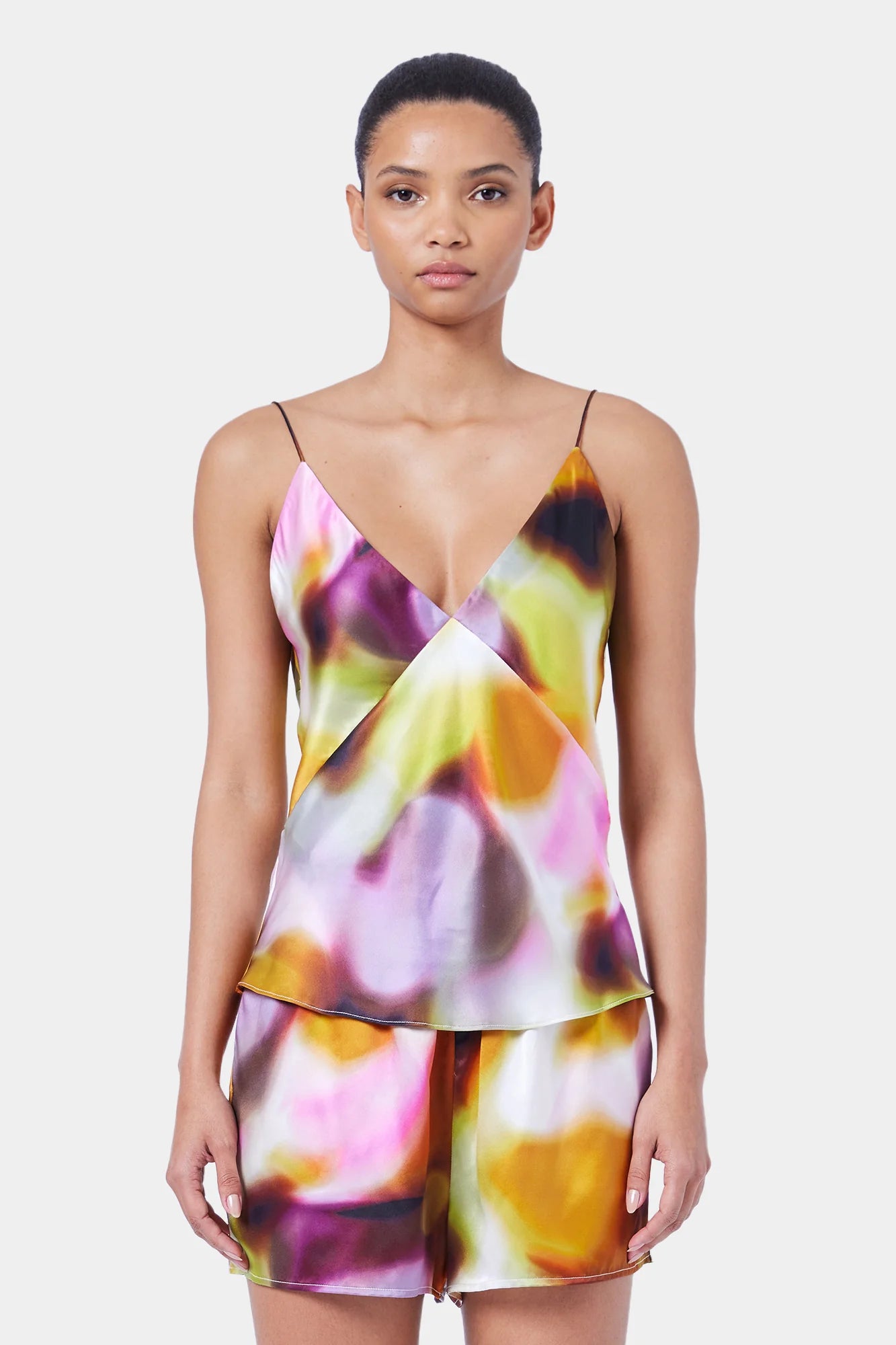 Ginia Silk Cami Haze