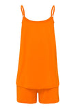 Hanro Juliet Cami & Shorts Pyjama Set 077705 Juicy Orange