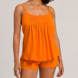 Hanro Juliet Cami & Shorts Pyjama Set 077705 Juicy Orange