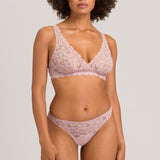 Hanro Moments Lace Soft Cup Bra 071465 Pale Pink