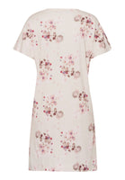 Hanro Sleep & Lounge Short Sleeve Nightdress 077935 Watery Blossoms