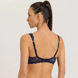 Hanro Moments Lace Soft Cup Bra 071465 Deep Navy