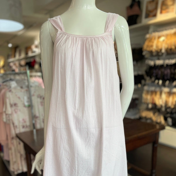 French Country Strappy Nightie FCY265 Pink Dot