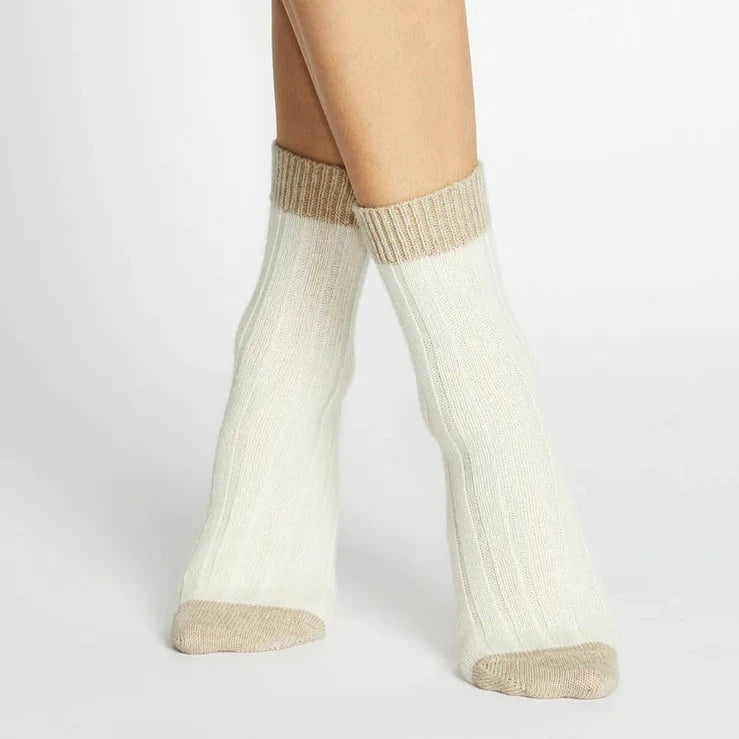 Levante Sofia Two Tone Crew Sock