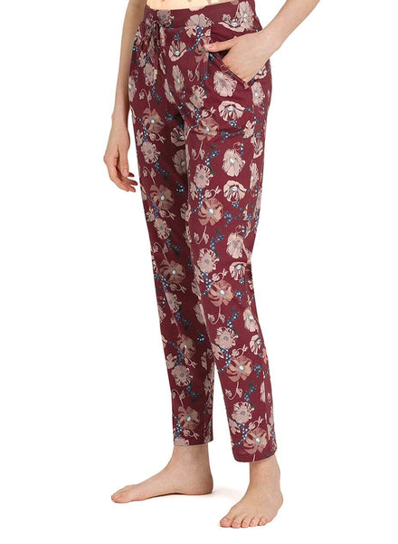 Hanro Sleep & Lounge Printed Tapered Pants 077882 Floral Joy