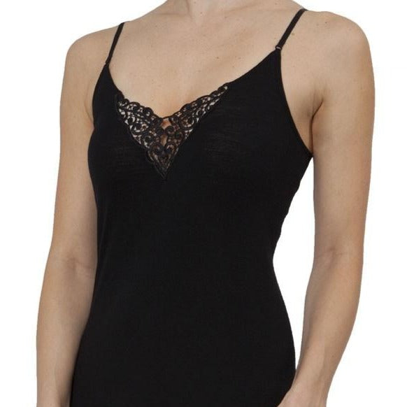 Baselayers Merino Wool Camisole with Lace