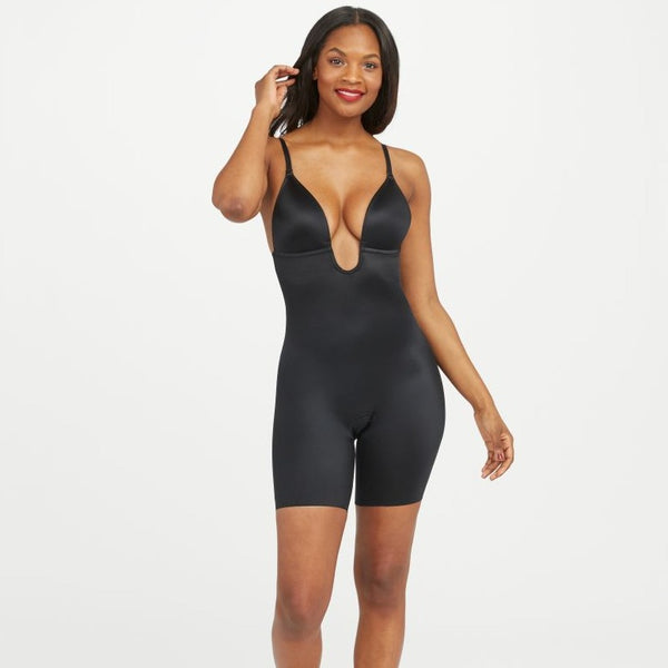 SPANX, Intimates & Sleepwear, Spanx Suit Your Fancy Strapless Cupped  Midthigh Bodysuit