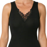 Baselayers Merino Wool Vest with Lace