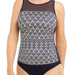 Amoena Be Elegant Pocketed High Neck Swimsuit