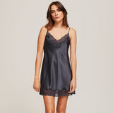 Ginia Silk Lace Chemise GBS301 India Ink