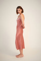 Ginia Long Nite with Lace GPM401 Mauve Glow