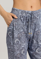 Hanro Sleep & Lounge Printed Tapered Pants 077882 Calm Paisley