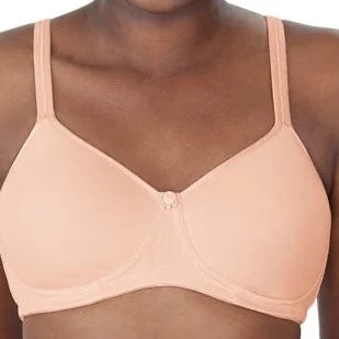 Amoena Mara Padded Wirefree Soft Cup Pocketed Bra 44805 Rose Nude