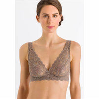 Hanro Moments Lace Soft Cup Bra 071465 Vintage Taupe