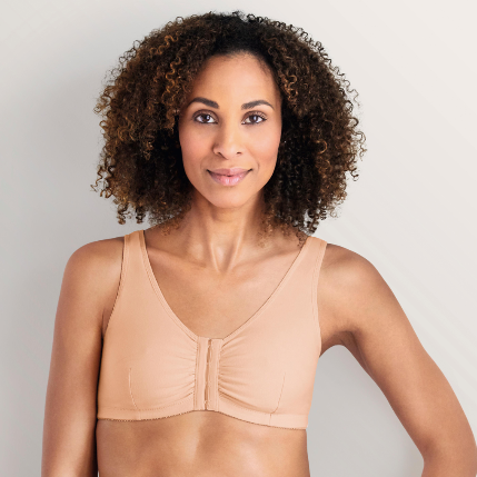 Amoena Frances Wirefree Front Closure Pocketed Bra