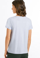 Hanro Sleep & Lounge Short Sleeve Shirt 077876 Lavender Frost