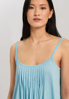Hanro Juliet Short Nightdress 077747 Soft Cyan