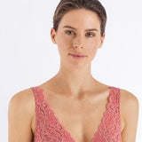 Hanro Moments Lace Soft Cup Bra 071465 Sweet Pepper