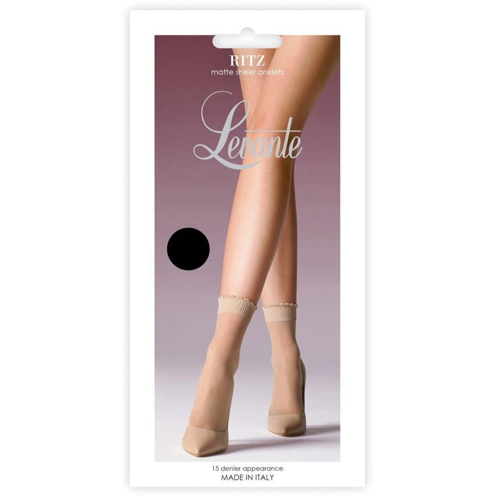 Levante Ritz Matte Sheer Anklets