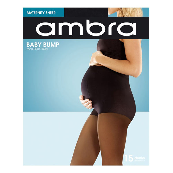 Ambra  Baby Bump 15 Denier Maternity Tights